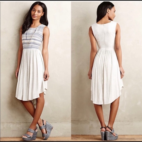 ANTHROPOLOGIE DOLAN Sabado Dress in Gray - Picture 2 of 10